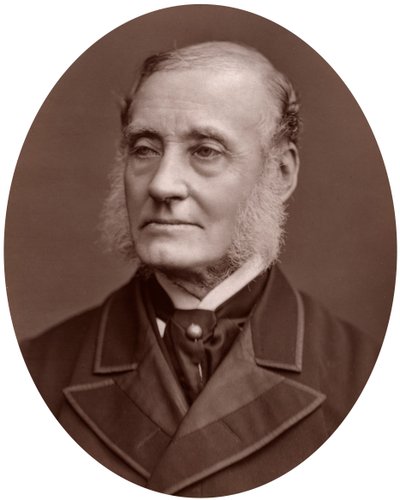 Sir Rutherford Alcock, britisk diplomat og præsident for Royal Geographical Society, 1877. af Lock and Whitfield