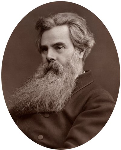 Thomas Woolner, RA, professor i skulptur ved Royal Academy, 1877. af Lock and Whitfield