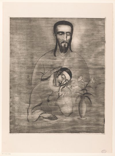 Pjerrot i Christus Pjerrots drøm (original titel) af Lodewijk Schelfhout (signed by artist)