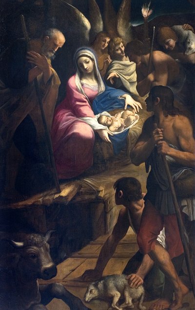 Tilbedelse af hyrderne af Lodovico Carracci