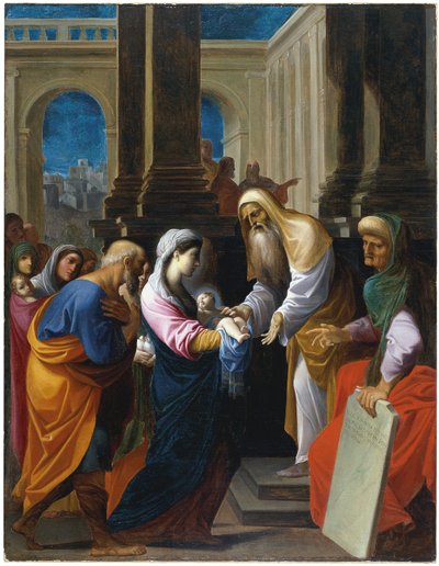Præsentationen i templet af Lodovico Carracci