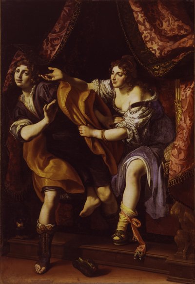 Josef og Potifars kone, 1610. af Lodovico Cigoli