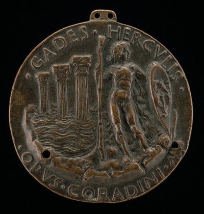 Herkules og tre søjler i havet [omvendt], 1472. af Lodovico Corradini