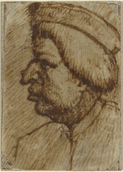 Profil af en mand af Lombard 16th Century