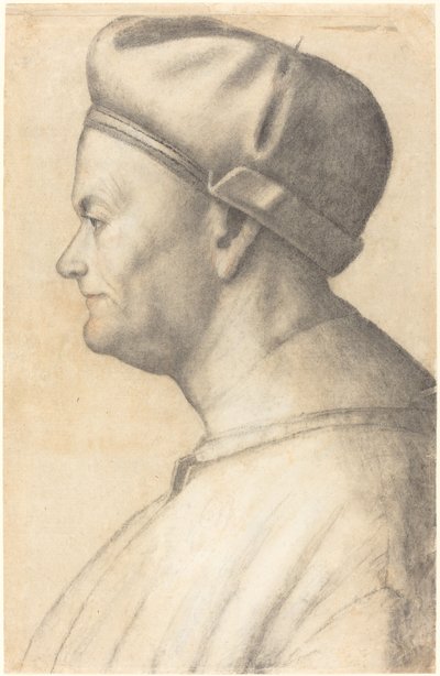 Profil af en mand af Lombard 16th Century