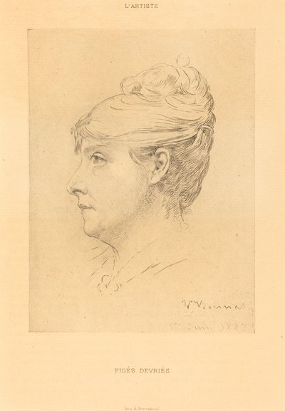 Fides Devries af Léon Bonnat
