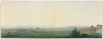 Landskab nær Paris, ca. 1860. af Léon Bonvin