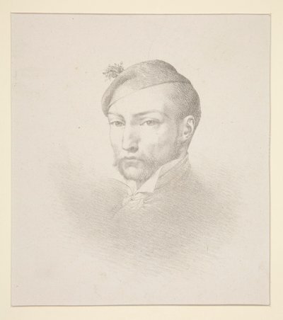 Portræt af Gericault af Léon Cogniet