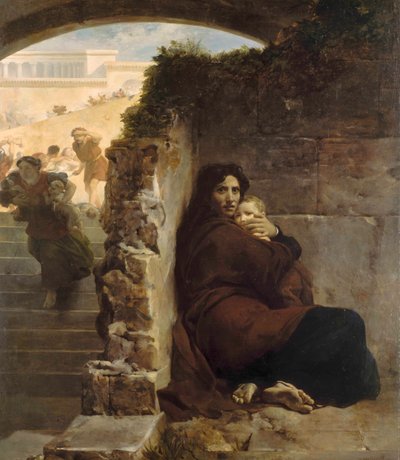 Massakren på de uskyldige, 1824. af Léon Cogniet
