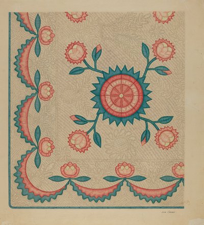 Applikeret quilt af Lon Cronk