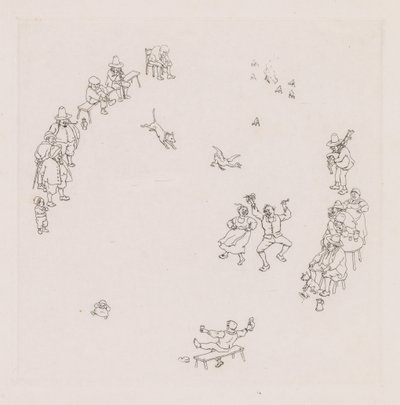 Revelers Ribauds et Ribaudes. af Léonce Justin Alexandre Petit