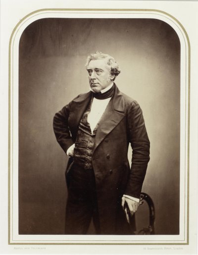 Portræt af Robert Stephenson 1803-1859, 1856. af London . Photo studio Maull and
