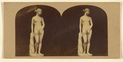 Den græske slave. Af Hiram Powers. af London Stereoscopic and Photographic Company