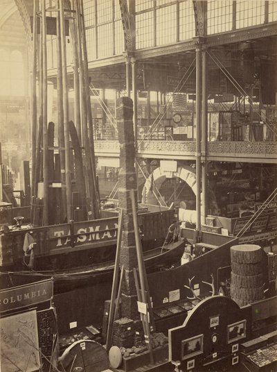 Udsigt til kunst på 1862-udstillingen af London Stereoscopic and Photographic Company