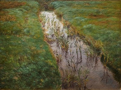 En grøft, ca. 1850 (olie på lærred) af Lorens Frolich