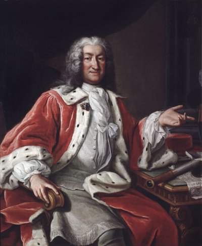 Grev Arvid Horn, svensk soldat, politiker, diplomat og præsident for kancelliet i Geheimerådet - Portræt af grev Arvid Horn (1664-1742), af Pasch, Lorenz, den ældre (1702-1766). Olie på lærred. Mål: 131x110 cm. Nationalmuseum Stockholm af Lorentz the elder Pasch