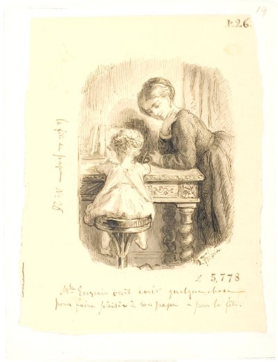 Brevskrivning af Lorenz Frølich