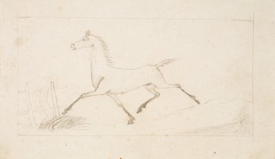 En hest i trav af Lorenz Frølich