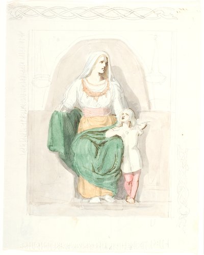 Frigga med Gersimi af Lorenz Frølich