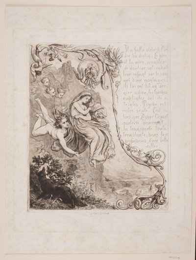 Illustration nr. 4 til "Amor og Psyke" af Lorenz Frølich