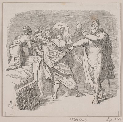 Illustration til "Mellemriget og opløsningstilstanden" af Lorenz Frølich