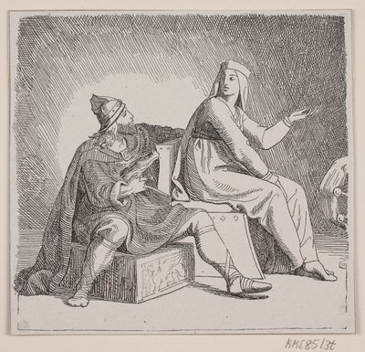 Illustration til "Svend Tveskægs tog til England og slaget ved Svold" af Lorenz Frølich