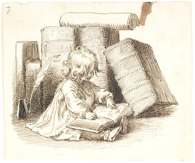Lili læser af Lorenz Frølich