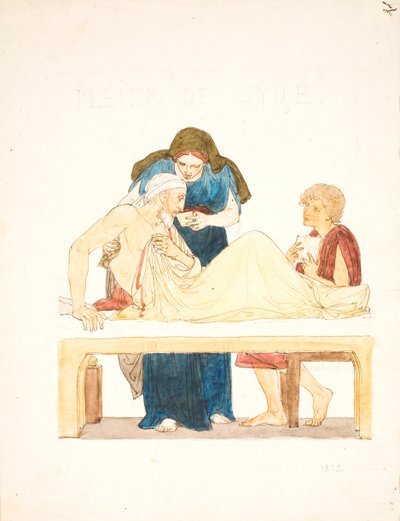 Plejer de syge af Lorenz Frølich