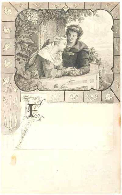 Ungt forelsket par af Lorenz Frølich