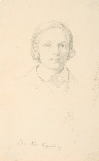 Portræt af Christian Henneberg af Lorenz Frølich