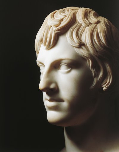 Portræt af Charles Louis af Bourbon-Parma (Madrid af Lorenzo Bartolini
