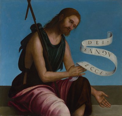 Sankt Johannes Døberens højaltertavle, Oratorium af S. Pietro in Vincoli, 1505 af Lorenzo Costa