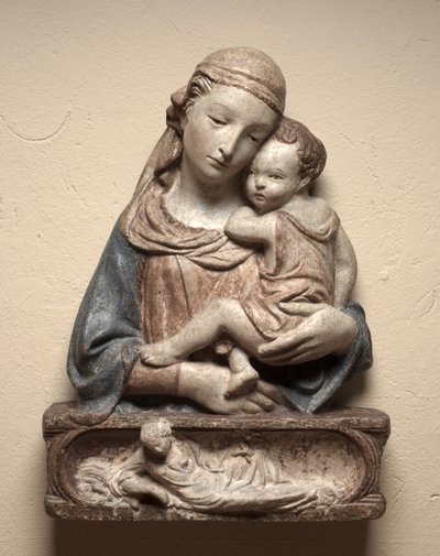 Madonna og barn, ca. 1450. af Lorenzo Ghiberti