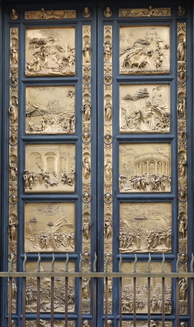 Paradisets porte i Firenzes dåbskopi, 1425-1452 af Lorenzo Ghiberti