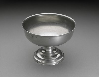 Skål, ca. 1838-1842 (tin) af Lorenzo L. Williams