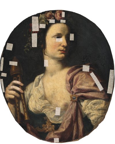 Muse Euterpe af Lorenzo Lippi