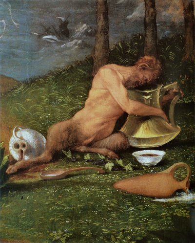 Allegori om dyd og last af Lorenzo Lotto