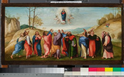 Jomfruens antagelse af Lorenzo Lotto