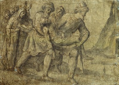 Kristus båret til graven, af Lorenzo Lotto