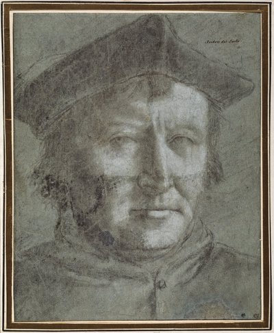 Portræt af en kardinal af Lorenzo Lotto