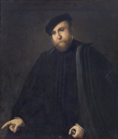 Portræt af Gentleman af Lorenzo Lotto
