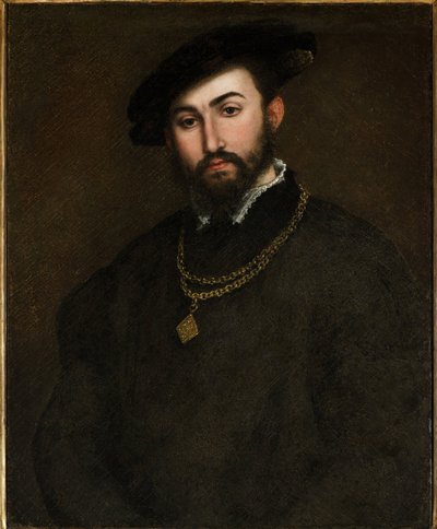 Portræt af Girolamo degli Azzoni Avogaro (1467-1519) af Lotto, Lorenzo (1480-1556). Olie på lærred, størrelse: 67x52, første halvdel af 1500-tallet, Fondazione Cini, Venedig af Lorenzo Lotto