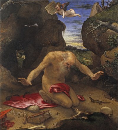 Sankt Jerome af Lorenzo Lotto