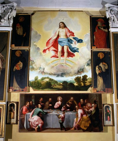 Den hellige treenighed af Lorenzo Lotto