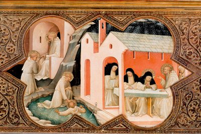 Altertavle af Jomfruens kroning af Lorenzo Monaco