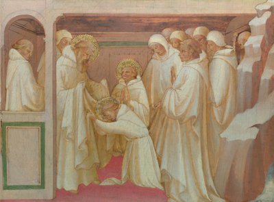 Sankt Benedikt optager hellige i ordenen af Lorenzo Monaco