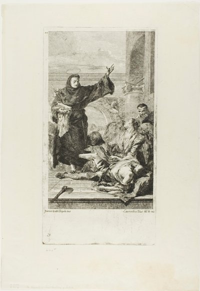 Miraklet af Sankt Antonius af Padova af Lorenzo Tiepolo