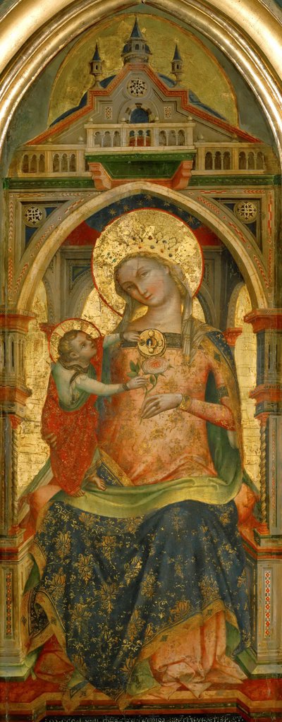 Madonna og barn, 1372. af Lorenzo Veneziano