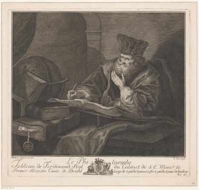 Filosoof Le Philosophe (titel på objekt) af Lorenzo Zucchi