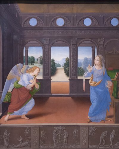 Bebudelse af Lorenzo di Credi